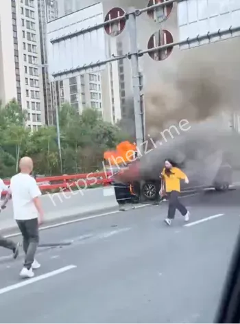 新能源起火车祸